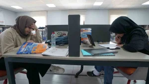 Kahramanmaraş kütüphanelerinde gençler sınava hazırlanıyor